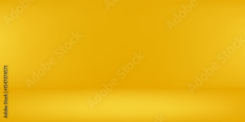 Modern studio backgrounds. yellow walls for photography space vector simple set modern abstract design art