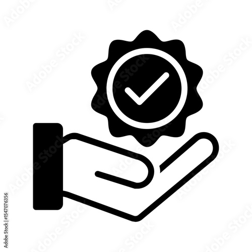 Vector multi color icon for Quality control