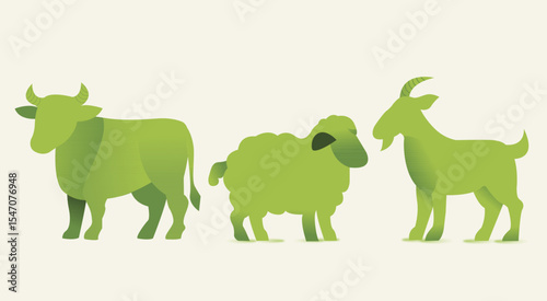animals for sacrifice on Eid