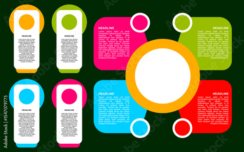 Infographic promote your business with this colorful headlineready infographic template.