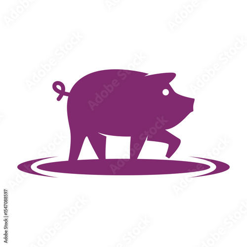 Pig logo icon design