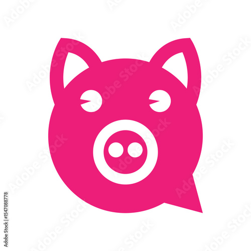 Pig logo icon design