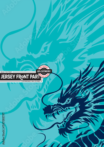 Team jersey front part design