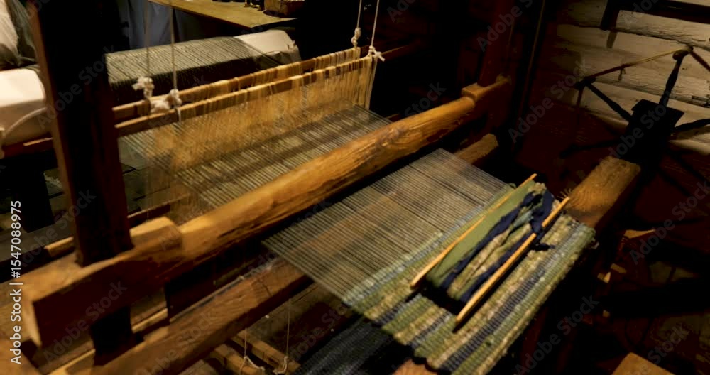 American frontier loom from the 1770s