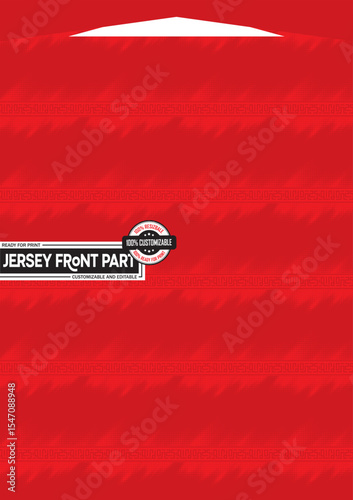 Team jersey front part design