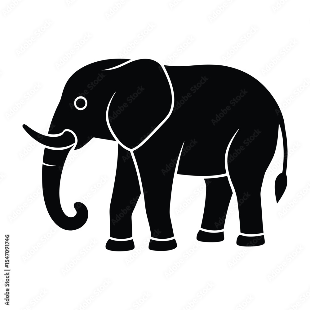 Obraz premium elephant vector illustration