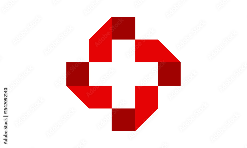 Obraz premium Modern Medical Logo