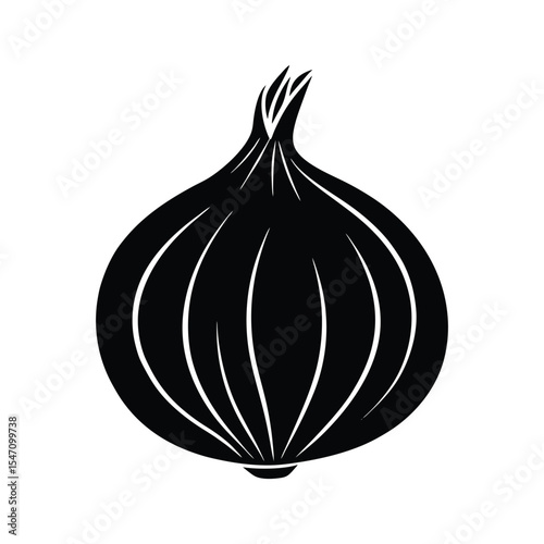 onion isolated on white