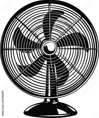 fan isolated on white