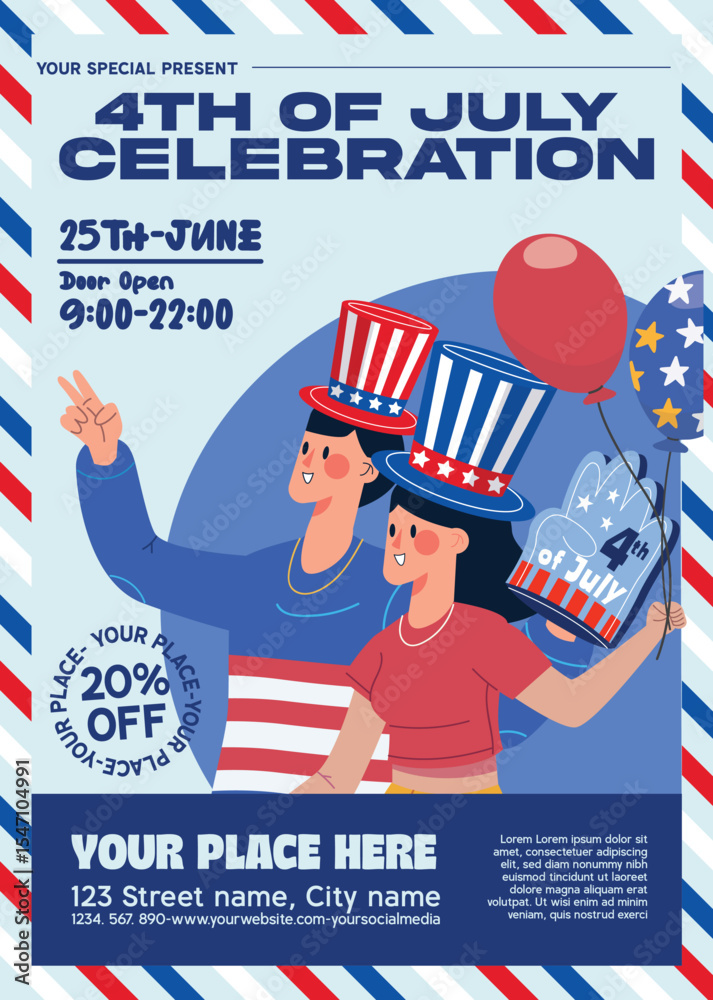 Independence Day Flyer - 4th of July Flyer