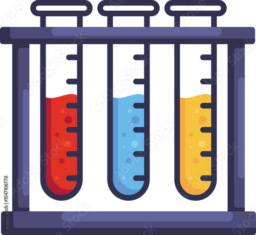 Education Science Vector Icon – Math, Biology, Chemistry & Physics Illustration