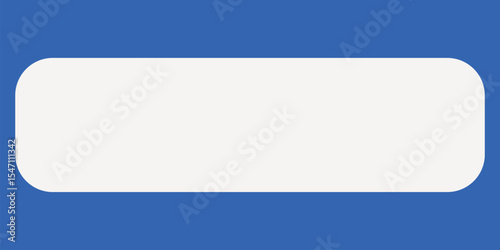 Rectangle frame, white geometric shape vector