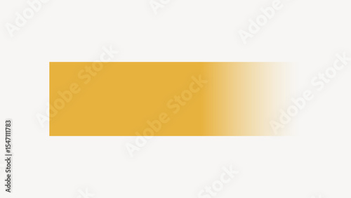 Fading rectangle shape, yellow gradient vector