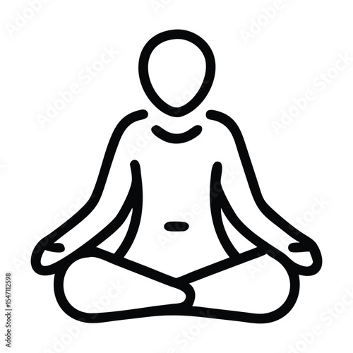 yoga silhouette vector