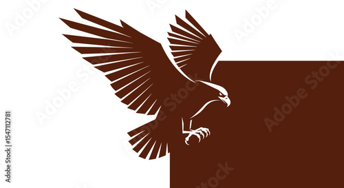 A high-resolution vector logo of an eagle in minimalist style, featuring either a sharp side profile or outstretched wings in flight.