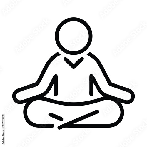 yoga silhouette vector