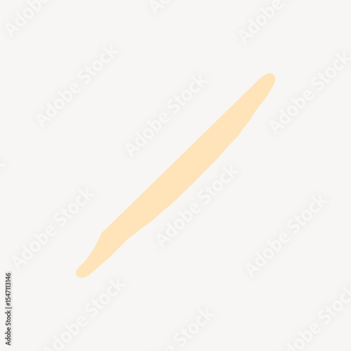 Long abstract stick shape vector