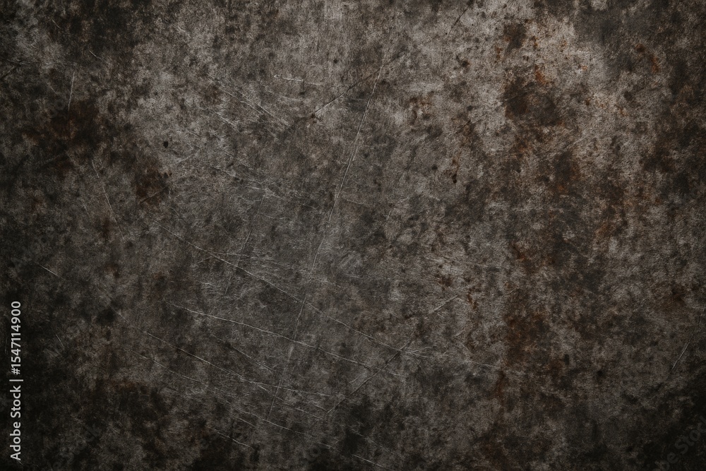 Fototapeta premium Dark Scratched Surface: Grunge Texture with Subtle Textures