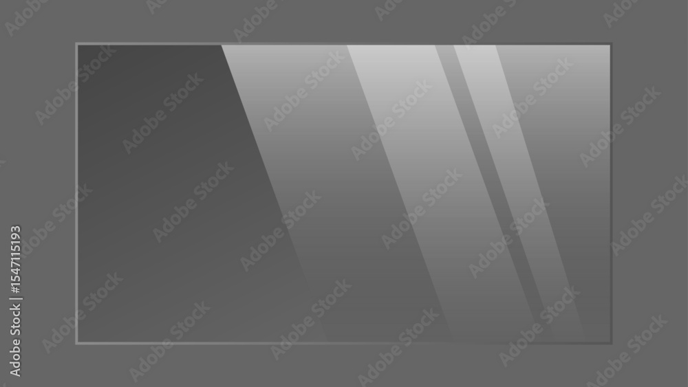 Obraz premium Screen glass panel: Glass display for showcasing designs and presentations.