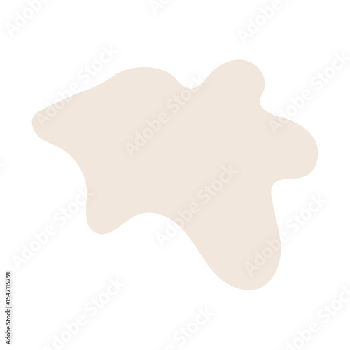 abstract blobs pastel brown for background