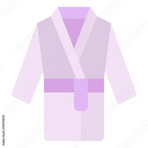 Bathroom Robe Illustration