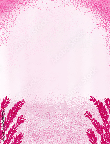 hot pink colorful abstract illustration, background, wallpaper, card invitation design