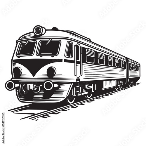 Vintage Train Clipart for DIY Prints and Sublimation Graphics

