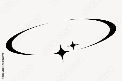 Minimalist stars orbiting space vector