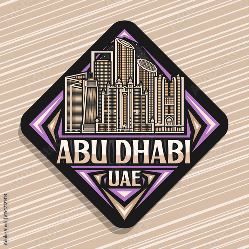 Vector logo for Abu Dhabi