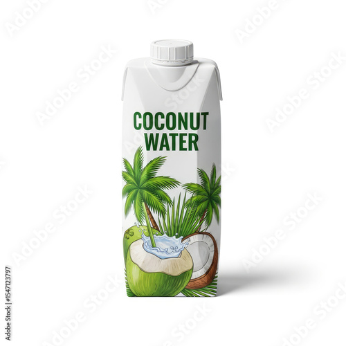 glass of coconut water