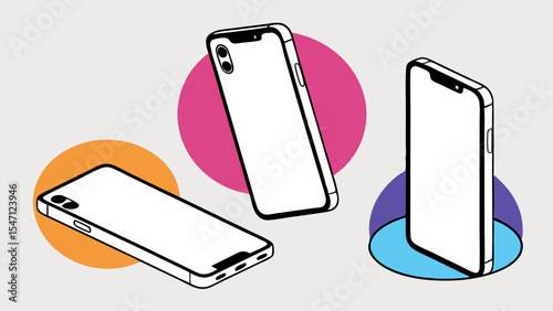Black USB flash drive next to a smartphone with a blank screen, illustrating digital communication technology