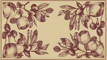 Botanical Corner Ornament