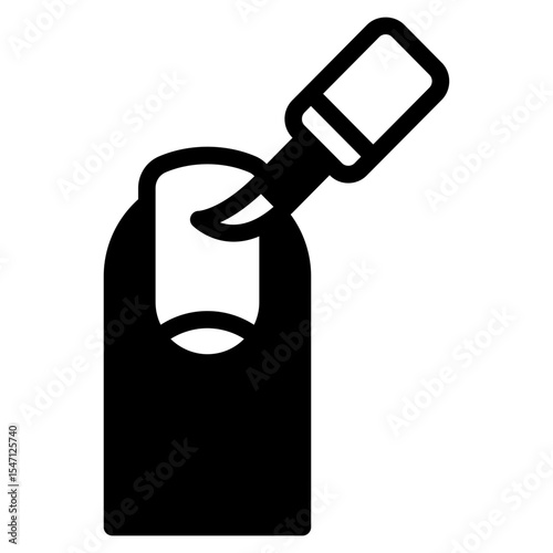Nail Polish Application Icon