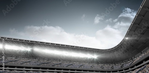 Composite image of sport arena