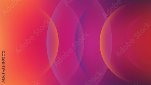 Abstract circle dark orange purple pink gradient desktop wallpaper vector. Gradient dark orange purple Digital technology background. Abstract circle shape orange pink gradient wallpaper background