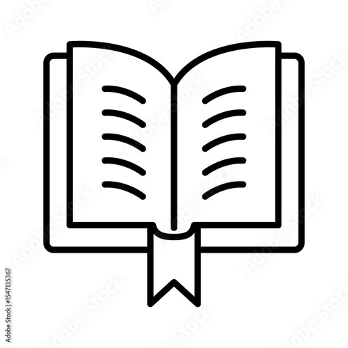 Lineart Icon book