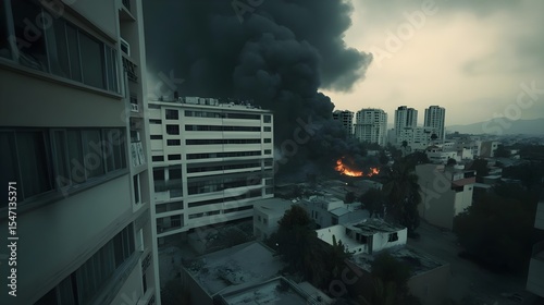 City, Fire, Disaster, City Fire Disaster