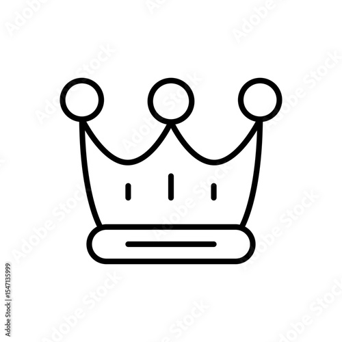 Lineart Icon crown