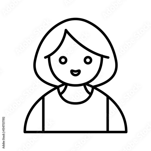 Lineart Icon mother