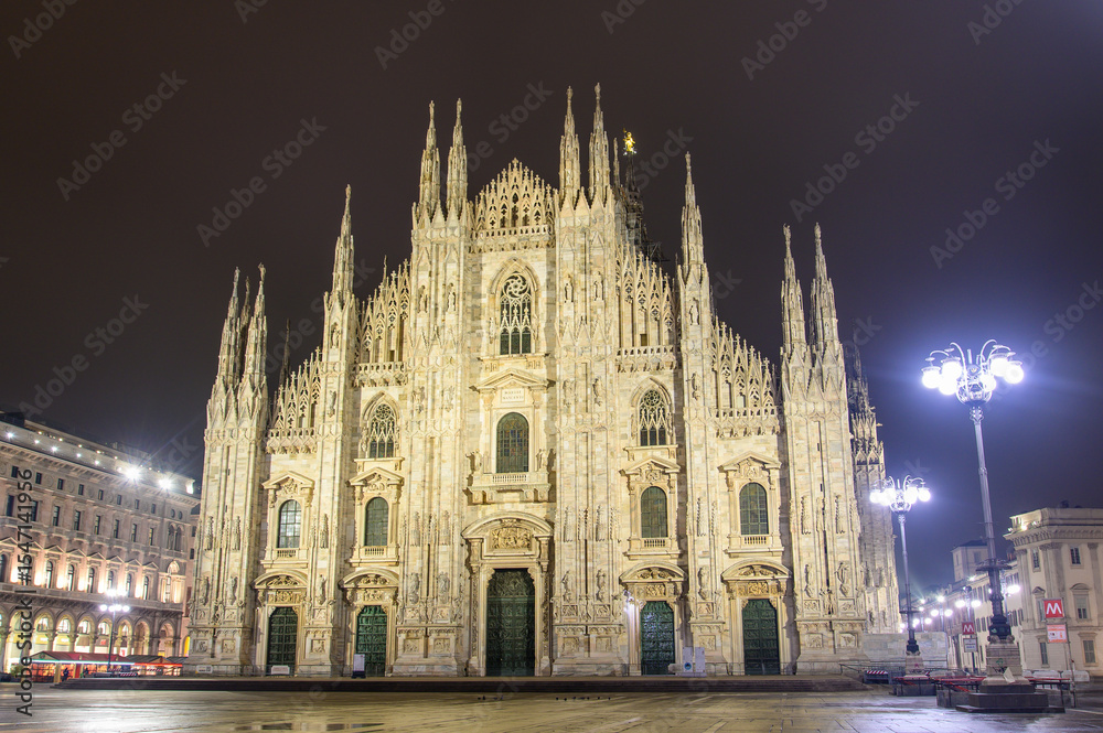Beautiful cityscape of Milan, Italy Beautiful cityscape of Milan, Italy