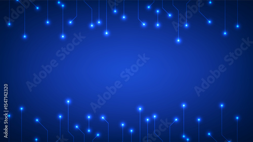 Digital technology circuit background. Futuristic abstract data concept. Design for network connections motherboard.