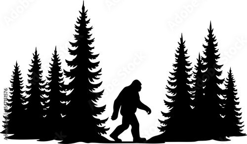Hikers on Mountain Peak vector