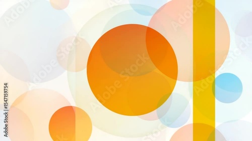 Abstract Colorful Circles Background Design