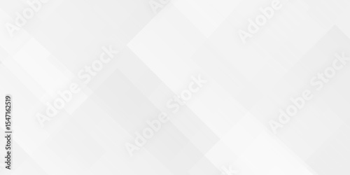 White and gray overlap triangle geometric technology pattern. minimal rectangle randomly arranged white lines transparent web square background layers. overlapping presentation design.	