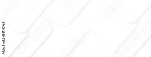 White and gray overlap triangle geometric technology pattern. minimal rectangle randomly arranged white lines transparent web square background layers. overlapping presentation design.	
