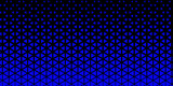 abstract hexagonal pattern background. Degraded border for design prints.Fade halftones wallpaper. Fading gradient.Transition bg.Vector illustration. small repeat dot pattern art can be use background