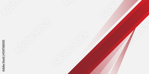 Minimalist modern abstract red and white, grey tech geometric banner design. Red maroon and white gradient with stylish line and decoration suit for presentation design for banner, presentation, cover