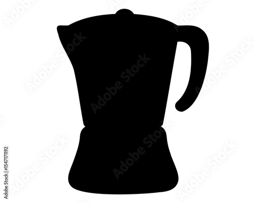 Kitchen blender silhouette vector, blender icon 