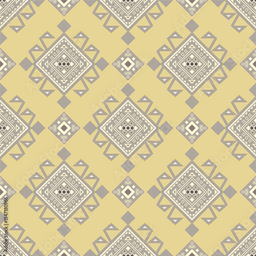 Peruvian american indian pattern tribal ethnic motifs geometric vector background. Doodle native american tribal motifs textile print ethnic traditional design. Navajo symbols fabric pattern.