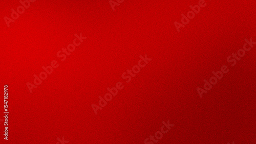 Vibrant red grainy gradient background texture design.